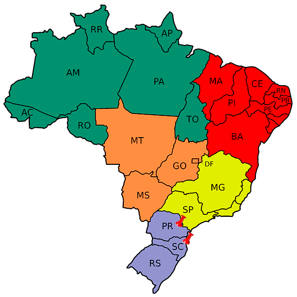 Mapa do Brasil